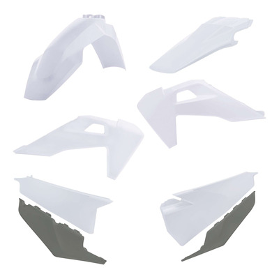 Kit Plastique ACERBIS Type Origine Réplica 2020 Blanc / Gris - Husqvarna TC / FC 19-22