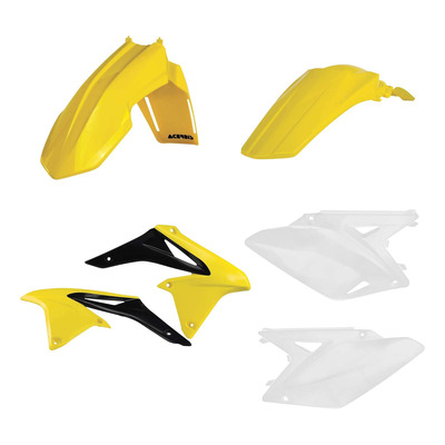 Kit Plastique ACERBIS Type Origine Réplica Jaune / Blanc / Noir - Suzuki 250 RMZ 10-18