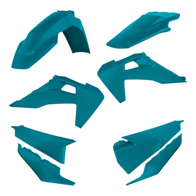 Kit Plastique ACERBIS Type Origine Turquoise Métallisé - Husqvarna TC / FC 19-22