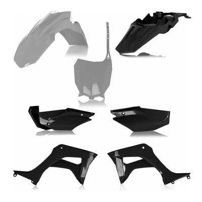 Kit plastique complet Acerbis Honda CRF 110F 19-23 gris/Noir Brillant