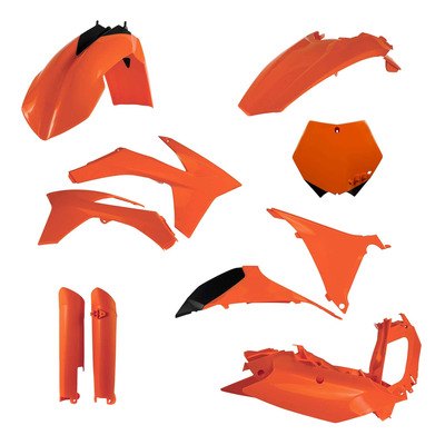 Kit plastique complet Acerbis KTM 250 SX 2011 Orange Brillant