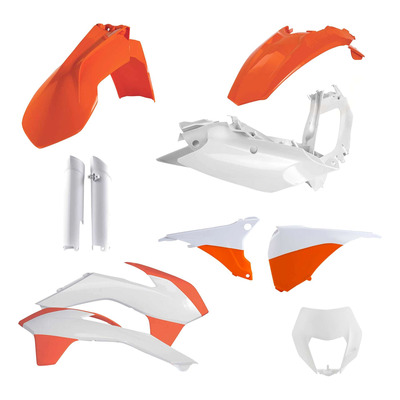 Kit plastique complet Acerbis KTM EXC/EXC-F 14-16 Couleur Origine Brillant