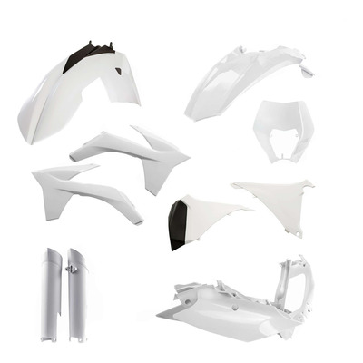 Kit plastique complet Acerbis KTM EXC/EXCF 12-13 Blanc Brillant