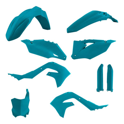 Kit Plastique Complet ACERBIS Type Origine Turquoise Métallisé - Kawasaki 450 KXF 19-23