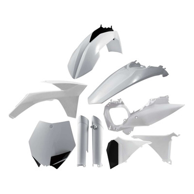 Kit Plastique Complet ACERBIS Type Origine Blanc - KTM 125 / 250 SX 2011