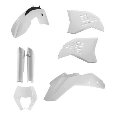 Kit Plastique Complet ACERBIS Type Origine Blanc - KTM EXC / EXCF 08-11