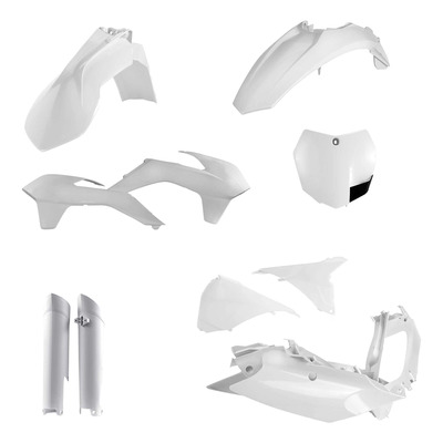 Kit Plastique Complet ACERBIS Type Origine Blanc - KTM SX / SXF 13-14