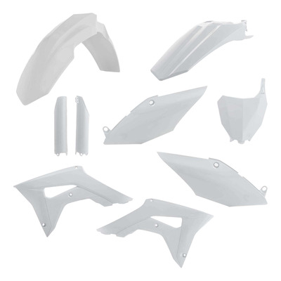 Kit Plastique Complet ACERBIS Type Origine Blanc - Honda 450 CRF-R 17-18