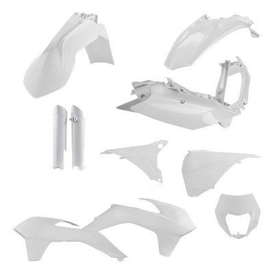 Kit Plastique Complet ACERBIS Type Origine Blanc - KTM EXC / EXCF 14-15