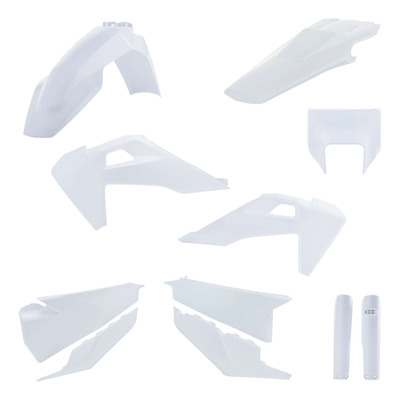 Kit Plastique Complet ACERBIS Type Origine Blanc - Husqvarna TE / FE 20-23