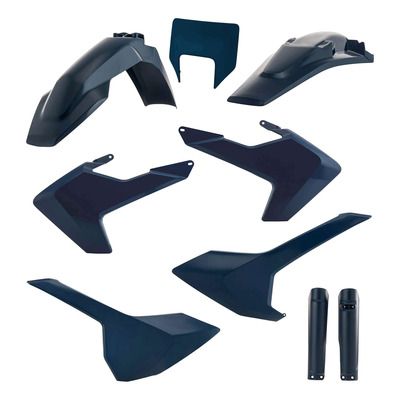 Kit Plastique Complet ACERBIS Type Origine Bleu Nuit - Husqvarna TE / FE 17-19