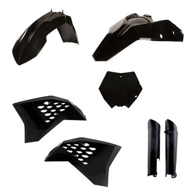 Kit Plastique Complet ACERBIS Type Origine Noir - KTM 250 à 505 SXF 08-10