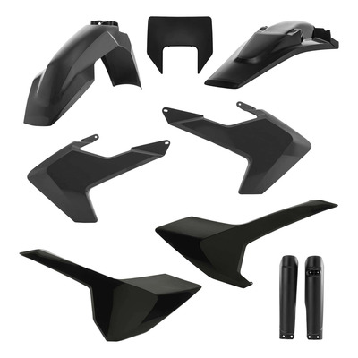 Kit Plastique Complet ACERBIS Type Origine Noir - Husqvarna TE / FE 17-19