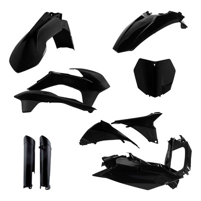 Kit Plastique Complet ACERBIS Type Origine Noir - KTM SX / SXF 13-14
