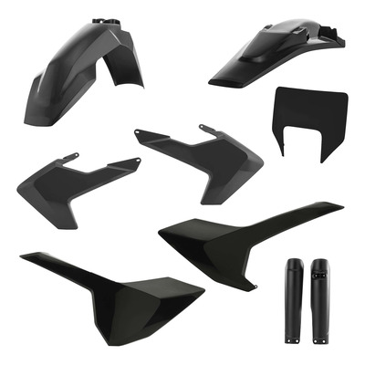Kit Plastique Complet ACERBIS Type Origine Noir - Husqvarna TE / FE 17-19