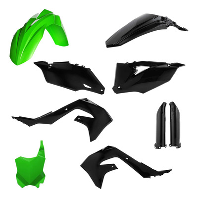 Kit Plastique Complet ACERBIS Type Origine Noir / Vert - Kawasaki 450 KXF 19-23