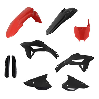Kit Plastique Complet ACERBIS Type Origine Noir / Rouge - Honda 450 CRF-R 21-24