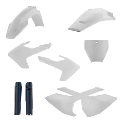 Kit Plastique Complet ACERBIS Type Origine Réplica 2017 Blanc / Bleu Nuit - Husqvarna TC / FC 16-18