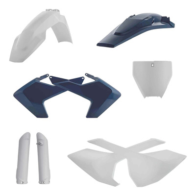 Kit Plastique Complet ACERBIS Type Origine Réplica Blanc / Bleu Nuit - Husqvarna TC / FC 16-18