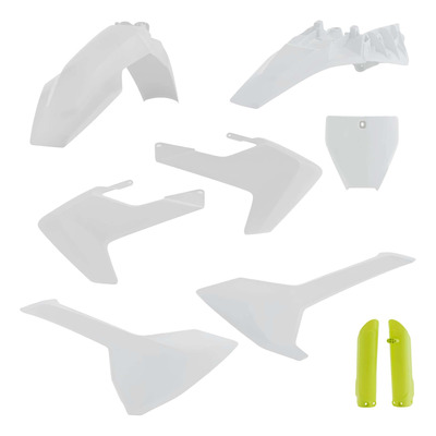 Kit Plastique Complet ACERBIS Type Origine Réplica Blanc / Jaune - Husqvarna 85 TC 18-24
