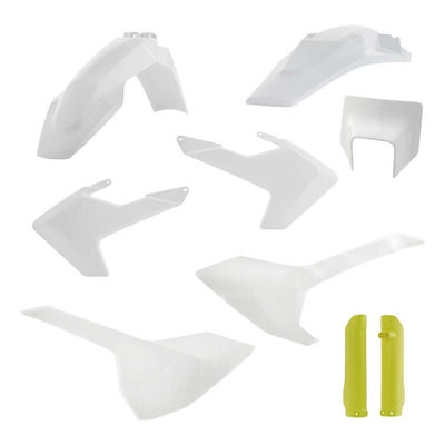 Kit Plastique Complet ACERBIS Type Origine Réplica Blanc / Jaune - Husqvarna TE / FE 17-19