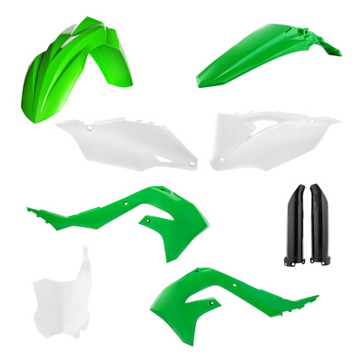 Kit Plastique Complet ACERBIS Type Origine Réplica Vert / Blanc / Noir - Kawasaki 450 KXF 19-23
