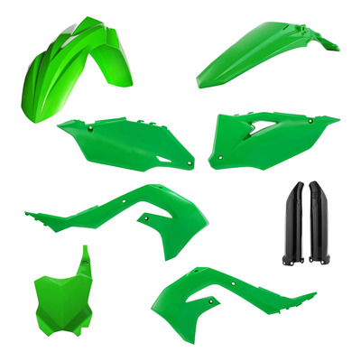 Kit Plastique Complet ACERBIS Type Origine Réplica 2020 Vert / Noir - Kawasaki 450 KXF 19-23