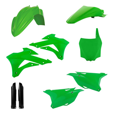 Kit Plastique Complet ACERBIS Type Origine Réplica 2021 Vert / Noir - Kawasaki 85 KX 14-21