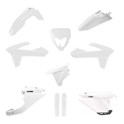 Kit Plastique Complet POLISPORT Enduro Type Origine Blanc pour Sherco SE / SEF 2025