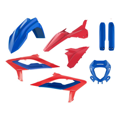 Kit Plastique Complet POLISPORT Enduro Type Origine Bleu / Rouge pour Beta RR Racing 23-24