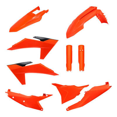 Kit Plastique Complet POLISPORT MX Type Origine Orange pour KTM EXC / EXCF 24-25