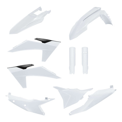 Kit Plastique Complet POLISPORT MX Type Origine Blanc pour KTM EXC / EXCF 24-25