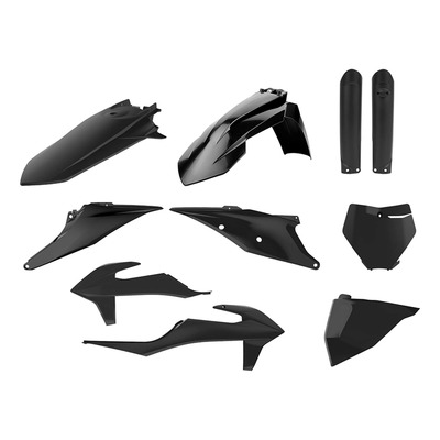 Kit plastique complet Polisport Noir - KTM SX/SXF 19-22