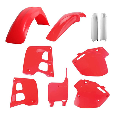 Kit plastique complet Polisport Rouge - Honda CR 125cc 91-92 / 250cc 90-91