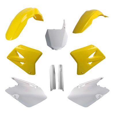 Kit plastique complet Polisport type origine couleur oem Suzuki RM 125 07-08