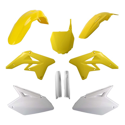 Kit plastique complet Polisport type origine couleur oem Suzuki RMZ 250 07-09