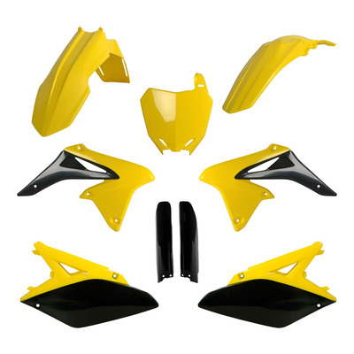 Kit plastique complet Polisport type origine couleur oem 2017 Suzuki RMZ 250 10-18