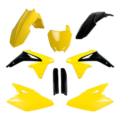 Kit plastique complet Polisport type origine couleur oem 14-16 Suzuki RMZ 450 08-17