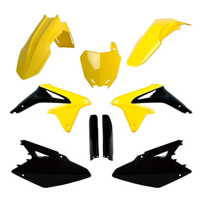 Kit plastique complet Polisport type origine couleur oem Suzuki RMZ 450 08-17