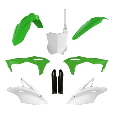 Kit plastique complet Polisport type origine couleur oem 2019 Kawasaki KX 250F 17-20