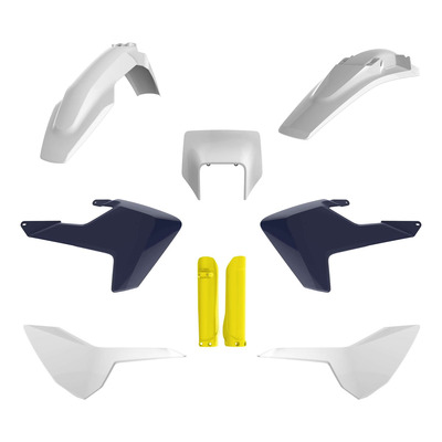 Kit plastique complet Polisport type origine couleur oem 17-18 Husqvarna FE 450 17-19