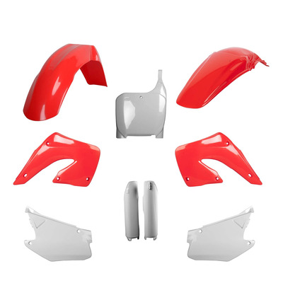 Kit plastique complet Polisport type origine couleur oem Honda CR 125R 00-01