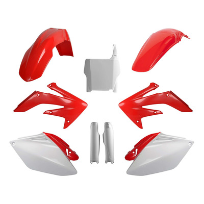 Kit plastique complet Polisport type origine couleur oem Honda CRF 250R 06-07