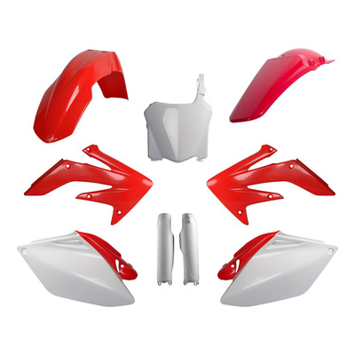 Kit plastique complet Polisport type origine couleur oem Honda CRF 250R 2008