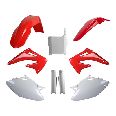 Kit plastique complet Polisport type origine couleur oem Honda CRF 450R 2004