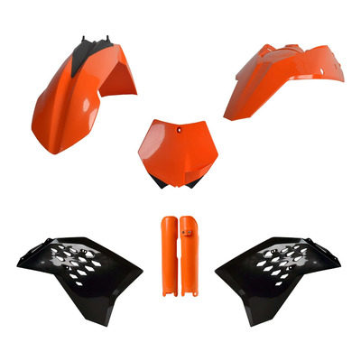 Kit plastique complet Polisport type origine couleur oem KTM SX 125 2007