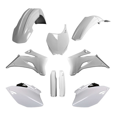 Kit plastique complet Polisport type origine blanc Yamaha YZ 250F 06-07