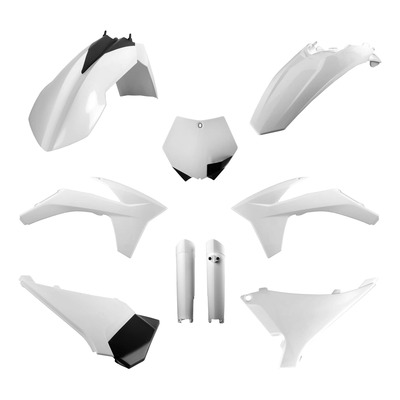 Kit plastique complet Polisport type origine blanc KTM SX-F 450 11-12