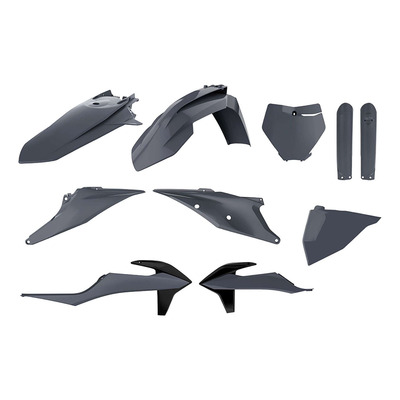 Kit Plastique Complet POLISPORT Type Origine Gris Nardo - KTM SX / SXF 19-22