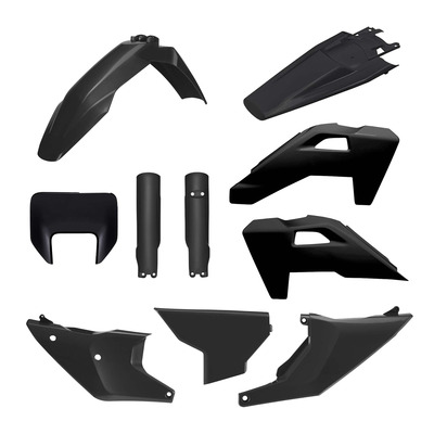Kit plastique complet Polisport type origine noir Husqvarna FE 350 2026